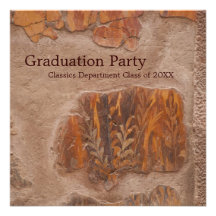 Classics Department Ruins of Pompeii Toga Party Personalized Invitation