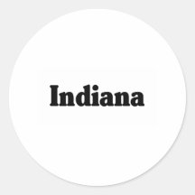Classique de l'Indiana Adhésifs Ronds