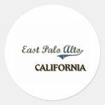 Classique est de ville de Palo Alto la Californie Autocollants