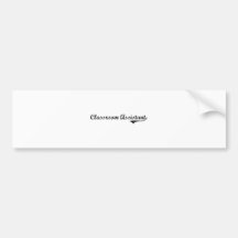 Classroom Assistant Professional Job Bumper Sticker
