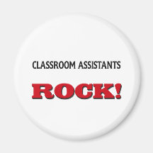 Classroom Assistants Rock Magnet