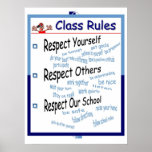 Classroom Rules posters