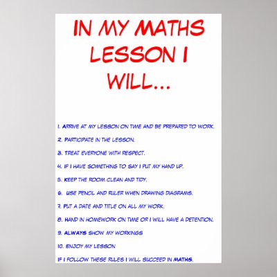 Classroom Rules Posters by Leefishwick