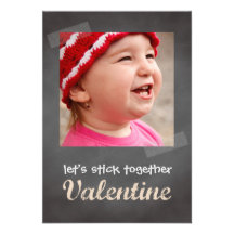 Classroom valentine exchange chalkboard photo pink announcement