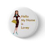 Classy and Snazzy Business Woman buttons