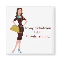 Classy and Snazzy Business Woman Magnets