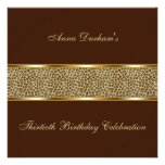 Classy Animal Print Invite [Leopard - Brown]