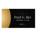 Classy Attorney Business Cards