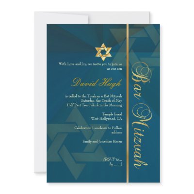 Classy Bar Mitzvah/teal blue/gold by Classic_Events