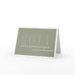 Classy border taupe congratulation achievement