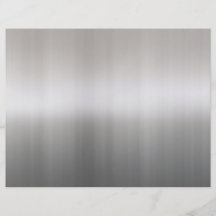 Classy Brushed Aluminum Custom Flyer