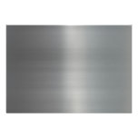 Classy Brushed Metal Textured (faux) Custom Announcements