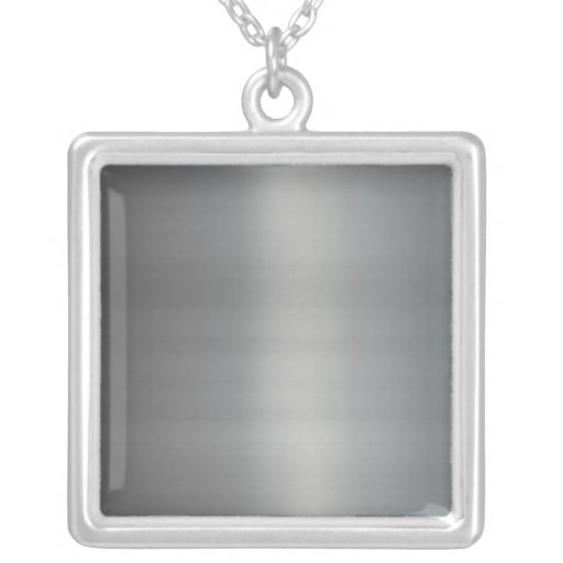 Classy Brushed Metal Textured Pendant