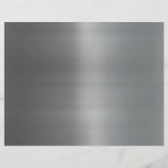 Classy Brushed Metal Textured Personalized Flyer