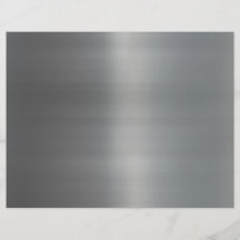 Classy Brushed Metal Textured Personalized Flyer