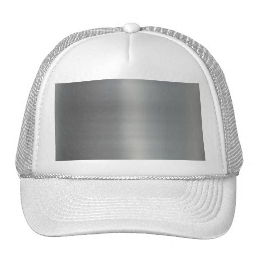 Classy Brushed Metal Textured Trucker Hats