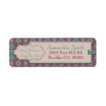 Classy Christmas Bohemian Return Label