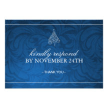 Classy Christmas Party Invitation RSVP