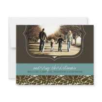 Classy Christmas Photo Card Personalized Invitation