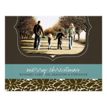 Classy Christmas Photo Card Personalized Invitation