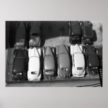Classy Classic Cars, 1940s Poster