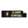 CLASSY COWGIRL Bumper STICKER