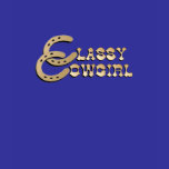 Classy CowGirl Long Sleeved Ladies T t-shirts