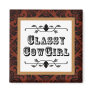 Classy Cowgirl  Western Vintage style magnet