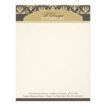 Classy Custom Interior Designer Letterhead