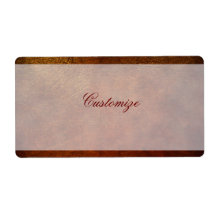 Classy Genuine Leather Designer Labels