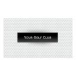 Classy Golf Ball Texture Golf Business Card