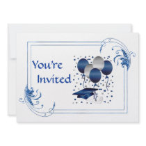 Classy Graduation For High School Personalized Invite