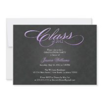 Classy Graduation Party Custom Invitations