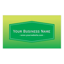 Classy Green Label Healthcare Business Card