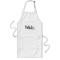Classy Grunge Wedding - The Bride - B&W Aprons