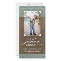 Classy Holiday Photo Cards (4x8)