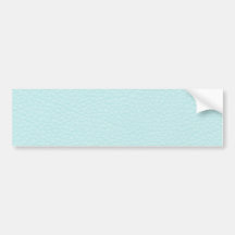 Classy Light Turquoise Printed Pattern. Bumper Sticker