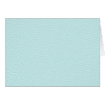 Classy Light Turquoise Printed Pattern. Greeting Card