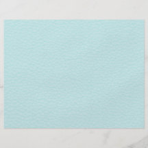 Classy Light Turquoise Printed Pattern. Flyer Design