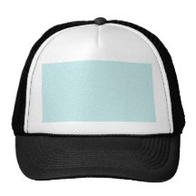 Classy Light Turquoise Printed Pattern. Trucker Hats
