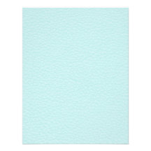 Classy Light Turquoise Printed Pattern. Custom Invitation