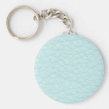 Classy Light Turquoise Printed Pattern. Key Chains