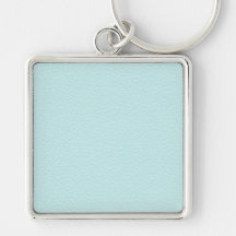 Classy Light Turquoise Printed Pattern. Keychain