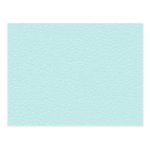 Classy Light Turquoise Printed Pattern. Postcard