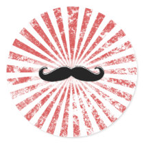 Classy Moustache Stickers