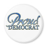 Classy Proud Democrat Refrigerator Magnet