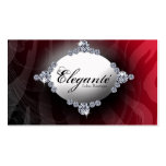 Classy red design business card templates