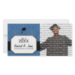 Classy School Graduation Photo Announcement Cards Photo Card Template