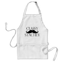 Classy Stache Moustache Apron