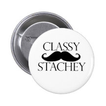 Classy Stache Moustache Buttons
